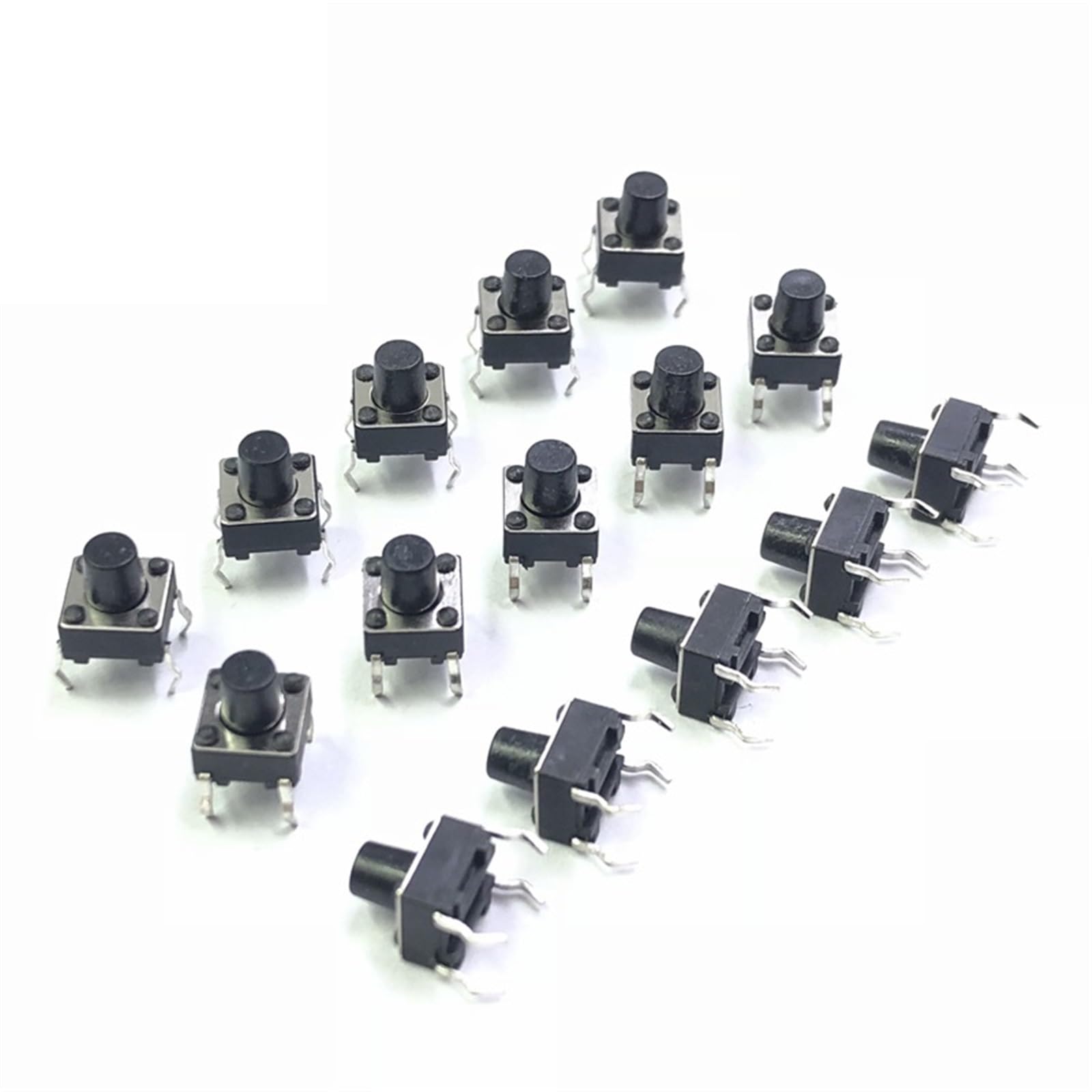 Amazon.com: UDWTMTPRT 20PCS 6 * 6 * 7 Tact Switch Push Button DIP